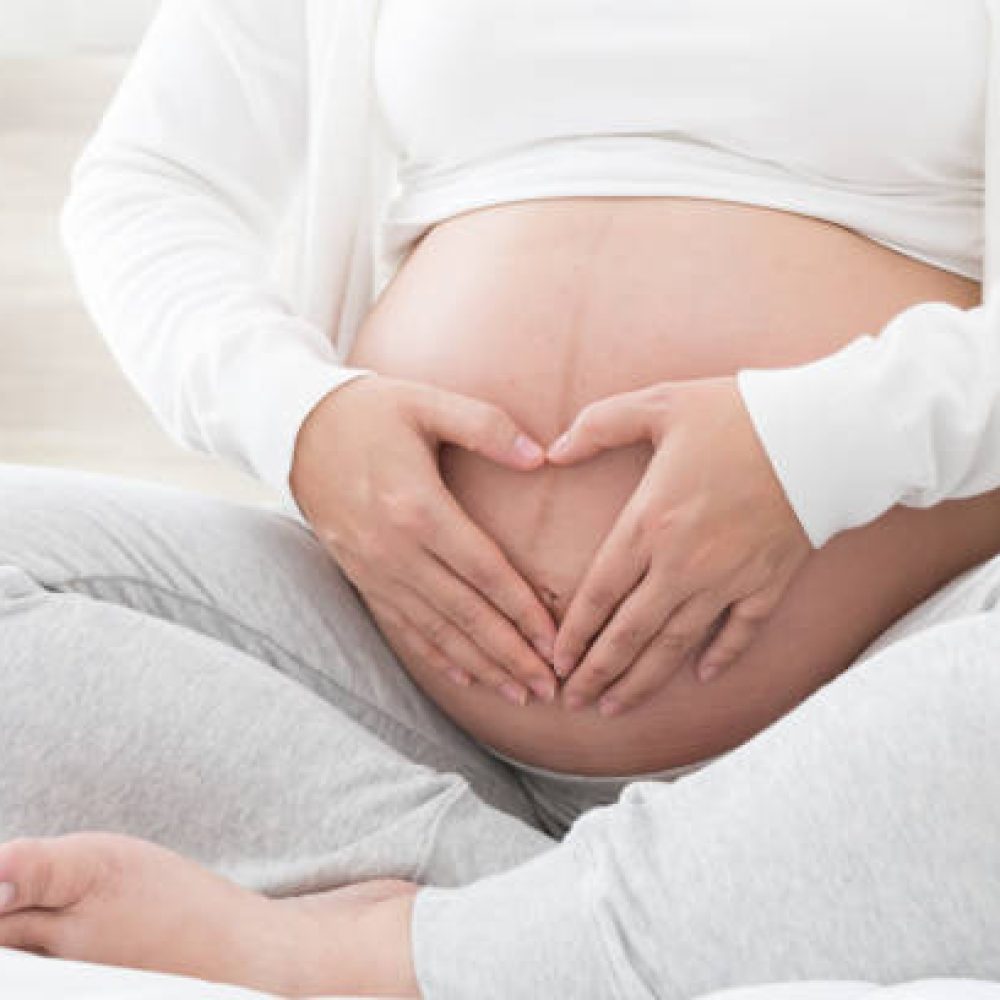 Pregnancy and heart disease concept